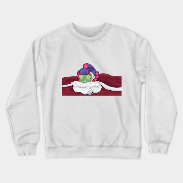 MLP Sleepy Time- Rarity Crewneck Sweatshirt by BlondeDud